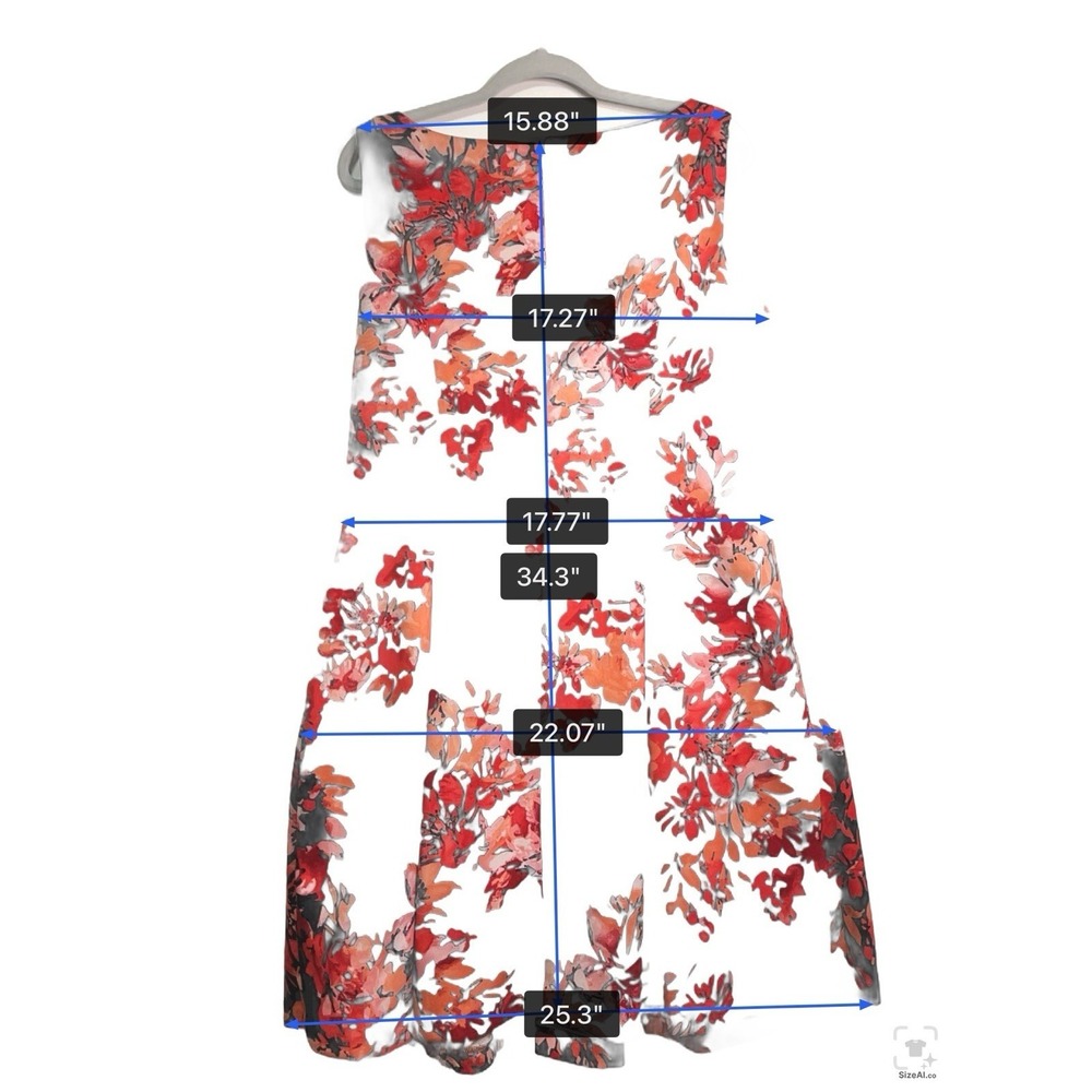 American Living by Ralph Lauren Fit & Flare Dress 16 Party Slimming Formal Retro - Picture 6 of 14